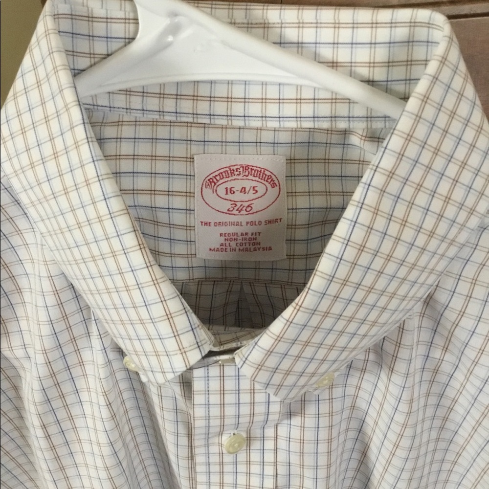 ❗️SOLD❗️Brooks Brothers 346 Shirt 16-4/5 - Picture 3 of 5